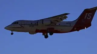 CalFire @ WJF Fox Field 11-07-24 supporting Mountain Fire, Kern county, 4K Raw EOS