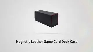 Mcbazel Magnetic Leather Playing Card Case MTG Card/Sport Card/Trading Card Collection Storage Box