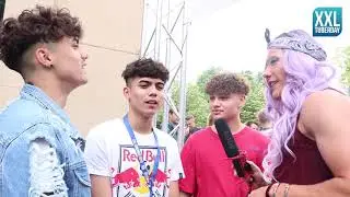 Marc, Sven & Marlon auf dem Blue Carpet beim XXL TuberDay im Movie Park Germany 2018