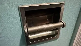 Design House Recessed Toilet Paper Holder - Satin Nickel Finish