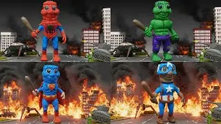 Создание мода SUPERHEROES TUNG TUNG SAHUR SUPERHEROES FIGURE UNIVERSE WITH CLAY