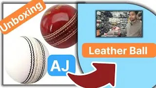 Unboxing AJ Cricket Leather Ball (Vlog-430) | @rpsportslucknow #leatherball #cricketball #cricket 