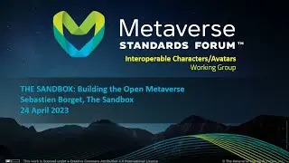 THE SANDBOX: Building the Open Metaverse - Sebastien Borget