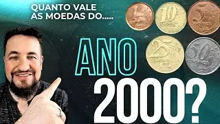 SUBIU MUITO O VALOR! MOEDAS DO ANO 2000 EST&Atilde;O COM TUDO NO MERCADO DE COLECIONADORES!