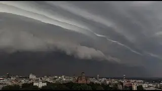 Bow echo over Belgrade, July 19, 2023