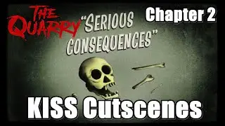 The Quarry Chapter 2 All KISS Cutscenes (Truth or Dare)