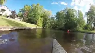 2016 AuSable Canoe Marathon New Sprint Course Test Run (60fps)