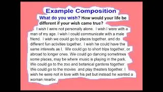 I Wish He Were Essay Example Wish Clauses
