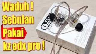 Sebulan pemakaian iem kz edx pro