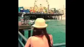 santa monica pier. What's the song in the background?