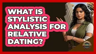 What Is Stylistic Analysis for Relative Dating?