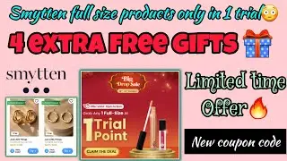 full size products😳just in 1 trial🤩smytten today loot offer🔥smytten coupon code today|smytten offer