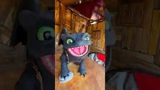 AMAZING Toothless Animatronic Meet & Greet #shorts #epicuniverse