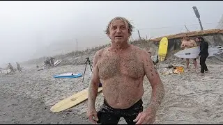 30 Year Old Grom Almost Drowns | SURFING ATLANTIC CITY