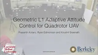 Geometric L1 Adaptive Attitude Control for Quadrotor UAV