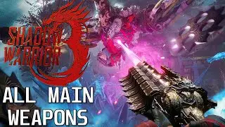 Shadow Warrior 3 All Main Weapons Pick up and Shooting Animation