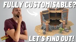 Testing out some 3d Printable Customisable Table Top Terrain for 40k/Sci Fi games!