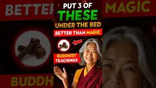 PROVEN! ✅ Place These 3 Items Under Your Bed & Win the Lottery 🤑 | Buddhist Secrets 🌟 #buddhism