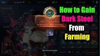 MIR4 How to Gain DarkSteel From Farming