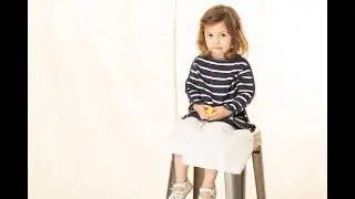 Girls&rsquo; Striped High-Low Hem Top: Coordinating Mother-Daughter Sustainable Textile Solution丨Fanterco