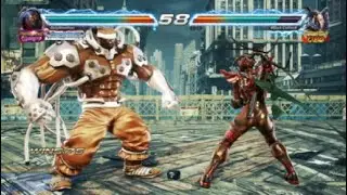 TEKKEN 7 Gigas With Chinese Armor Pants AKA Santa Claus Christmas Costume Gameplay