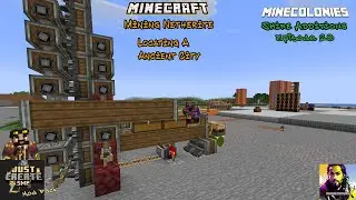 Just Create SMP mod pack & Minecolonies Shire Additions. Mining Netherite, Ancient City Ep28 Part 3