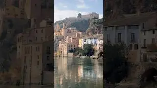 Ebro River, Miravet Castle stands as a silent witness to centuries of history #spain #barcelona