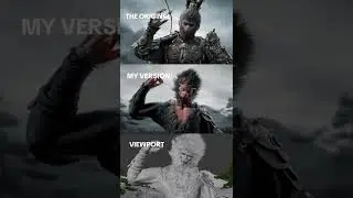Recreating this iconic Black myth: Wukong scene in Blender 3D #wukong #blender3d #3danimation #cgi