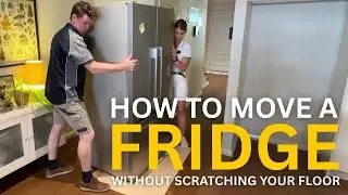 How to Move a Fridge on Timber Flooring Without Scratches | DIY Safe Method