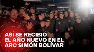 Así se recibió el Año Nuevo a bordo del buque ARC Bolívar