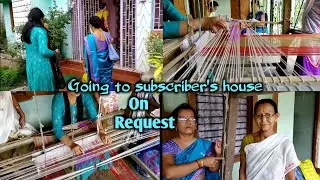 Going to subscriber's house on request || Assamese Vlog