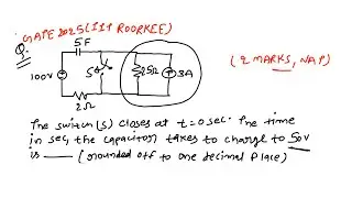 GATE PYQ Series #1 | Network Theory | Transient Analysis | EE | ECE