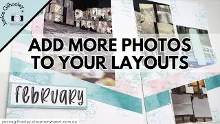 Easy Ways to Add More Photos to a Scrapbook Layout with Flip Flaps | 8.5 x 11