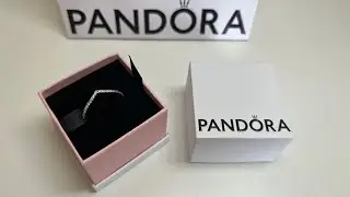 UNBOXING ￼Pandora Sparkling Silver Wishbone Ring