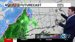 FORECAST: A First Alert Weather Day for rain Sunday, then for snow Tuesday