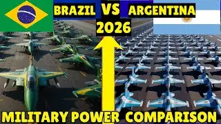 Brazil vs Argentina Military Power 2026 latest: – Full Army Strength Comparison, Who is best?