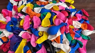 100k Colourful Mini Balloons || Satisfying Unboxing Asmrsoundvideo 203
