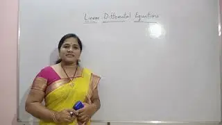 complementary function -Linear differential equations-