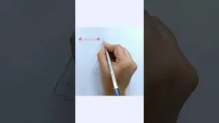Easy girl with beautiful dress drawing #shorts