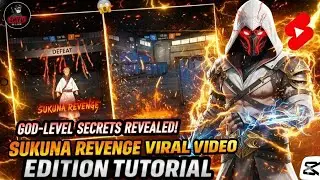 Edit Like @shifu_ff on Mobile! 📱 Sukuna Revenge Montage Tutorial (Free Fire)