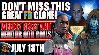Destiny WEEKLY VENDOR RESET July 18th - Vendor GOD ROLL WEAPONS - Destiny 2 Beta! (Age of Triumph)