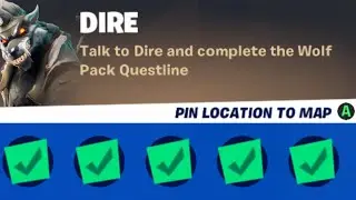 How to complete DIRE punchcard quests - Fortnite - Season 8