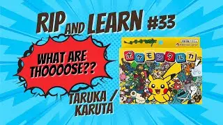 Taruka / Karuta Pokémon Cards - Rip and Learn #33 - Japanese Import