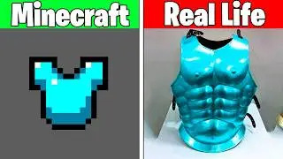 Real Life Alex in Minecraft (not a clickbait) - Realistic Physics Compilation