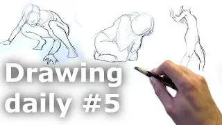 Drawing ASMR – Drawing Study – No Talking