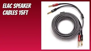 REVIEW (2025): ELAC Speaker Cables 15ft. Features.