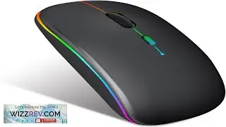Wireless Mouse for Computer Laptop Bluetooth Mouse for Apple MacBook Dual Mode BT 5.0+