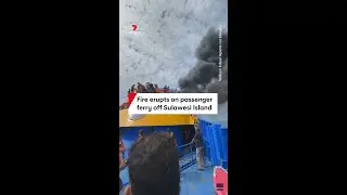 Fire erupts on Indonesian ferry