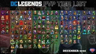 End Game PvP Tier List - December 2020 - DC Legends Mobile