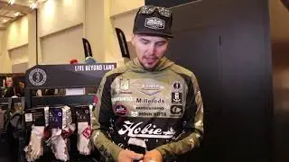 Mustang Survival Traction UV Gloves at 2019 Bassmaster Classic